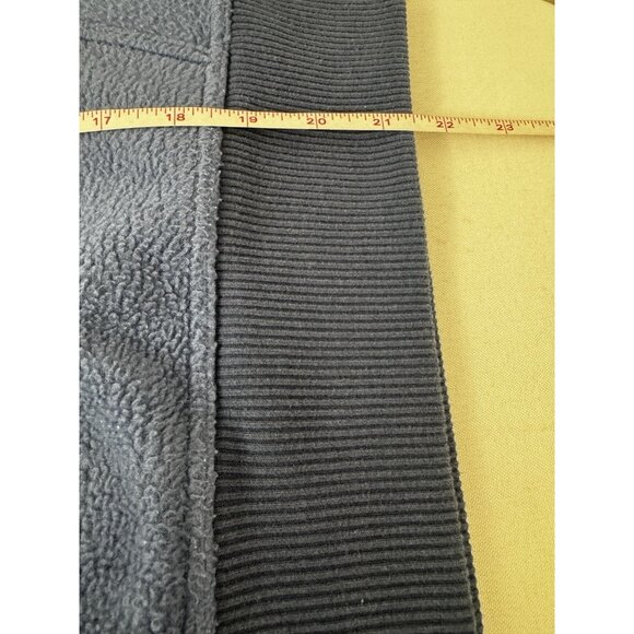 FP Movement Blue Pullover Cropped L Pocket Cowl Turtle Neck Fleece Athleisure - Picture 9 of 9